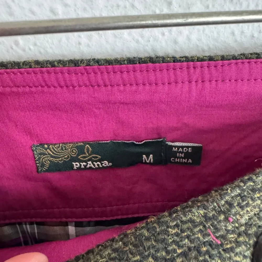 Prana Quincy Tweed Wrap Skirt